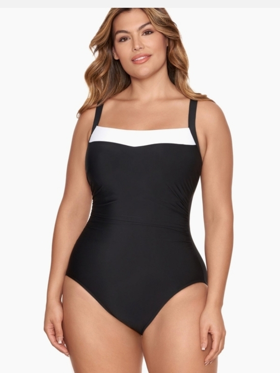 Miraclesuit Other - Miraclesuit Kara Classic Black & White One-Piece Swimsuit